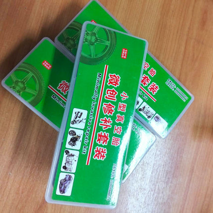🔥พร้อมส่ง🔥ชุดปะยางฉุกเฉิน  ไหมปะยาง ชุดซ่อม ยางรถยนต์ ตัวหนอน พร้อมกล่อง ชุด 5 ชิ้น สินค้าในไทย