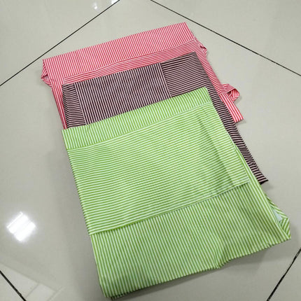 ผ้ากันเปื้อน (กันน้ำ) ผ้ายางกันเปื้อน รายทาง มี3 สี กระเป๋าหน้า