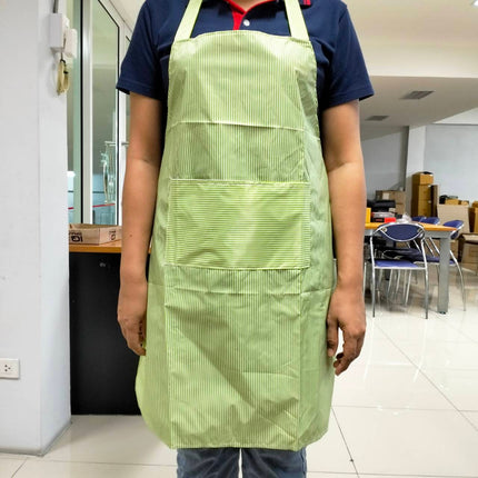 ผ้ากันเปื้อน (กันน้ำ) ผ้ายางกันเปื้อน รายทาง มี3 สี กระเป๋าหน้า