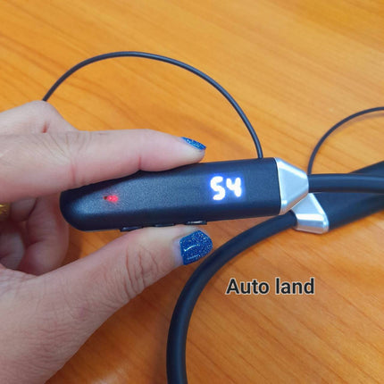 หูฟังบูลทูล หูฟังคล้องคอ ชุดหูฟังบลูทูไร้สาย  หน้าจอ LED กันน้ํา ตัดเสียงรบกวน สําหรับเล่นกีฬา สินค้าในไทย