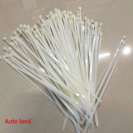 🔥พร้อมส่ง🔥 เคเบิ้ลไทร์ Cable Tie ไนลอน สายรัด สีขาว เคเบิ้ลไทร์ เข็มขัดรัดสายไฟ หนวดกุ้ง สายรัดไนล่อน สินค้าในไทย