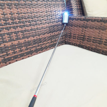 🔥พร้อมส่ง🔥กระจกส่องที่แคบ LED กระจกส่องเครื่อง กระจกส่องรถ ส่องซ่อมเครื่องยนต์ กระจก4เหลี่ยม มีไฟ สินค้าในไทย