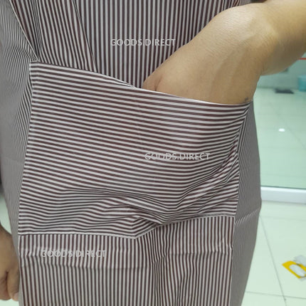 ผ้ากันเปื้อน (กันน้ำ) ผ้ายางกันเปื้อน รายทาง มี3 สี กระเป๋าหน้า