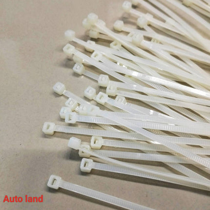 🔥พร้อมส่ง🔥 เคเบิ้ลไทร์ Cable Tie ไนลอน สายรัด สีขาว เคเบิ้ลไทร์ เข็มขัดรัดสายไฟ หนวดกุ้ง สายรัดไนล่อน สินค้าในไทย