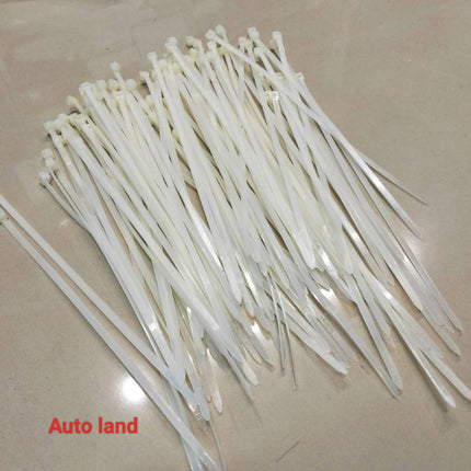 🔥พร้อมส่ง🔥 เคเบิ้ลไทร์ Cable Tie ไนลอน สายรัด สีขาว เคเบิ้ลไทร์ เข็มขัดรัดสายไฟ หนวดกุ้ง สายรัดไนล่อน สินค้าในไทย