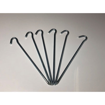 🔥พร้อมส่ง🔥 สมอบก ตะขอปักเต้นท์ หมุดยึดเต้นท์ สมอบกอลูมิเนียม ยาว 18 cm สินค้าในไทย