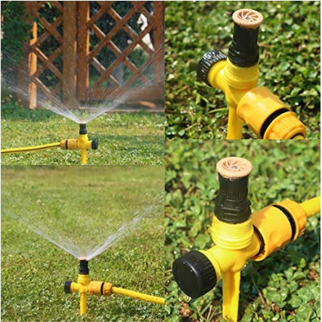 🔥พร้อมส่ง🔥สปริงเกอร์ ปรับองศาน้ำได้ สปริงเกอร์ปักลงดิน สปริงเกอร์ใบบัว พร้อมขาปักดิน 1/2นิ้ว 4หุน PVC สินค้าในไทย