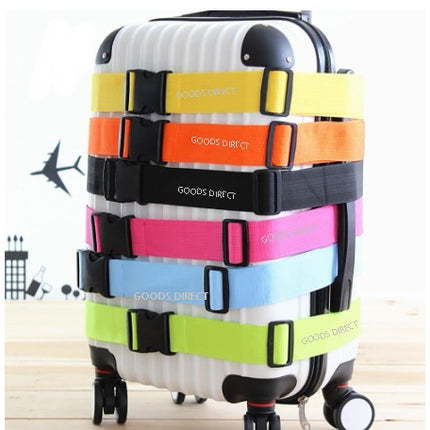 🔥พร้อมส่ง🔥สายรัดกระเป๋าเดินทาง แบบล็อคและใส่รหัสได้ Luggage Belt สายรัดของ แบบหัวล็อค สายรัด 5cm ยาว 1.8M