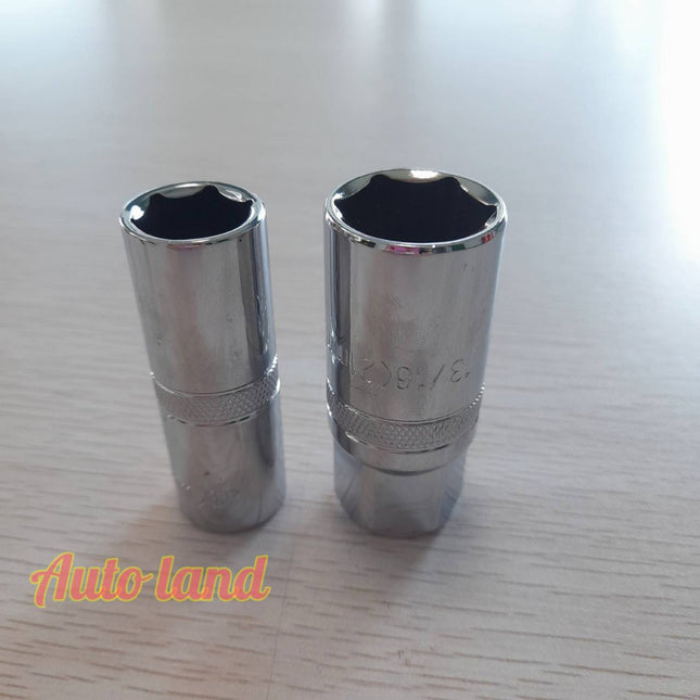 ลูกบ็อก ลูกบล็อคถอดหัวเทียน ขนาด 1/2" เบอร์16 เบอร์21 (6เหลี่ยม) ขนาด 3/8'' เบอร์14 เบอร์16 (12เหลี่ยม) ลูกบล็อคยาว
