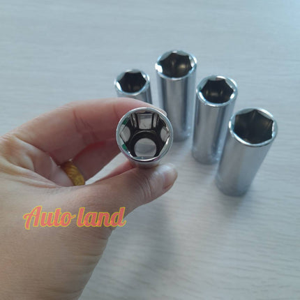 🔥พร้อมส่ง🔥TOUCHI ลูกบ๊อกซ์ยาว 6 เหลี่ยม ลูกบ็อก 1/2 นิ้ว  Hand Socket ลูกบล็อก ลูกบล็อคลูกบ๊อกซ์ ราคา/ชิ้น สินค้าในไทย