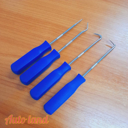 🔥พร้อมส่ง🔥ตะขอเกี่ยวดึงโอริง ซีนยาง ชุดไขควงซีล เครื่องมือดึง ตะขอเกี่ยวซีลโอริง ไขควง ชุด/4ชิ้น ในไทย