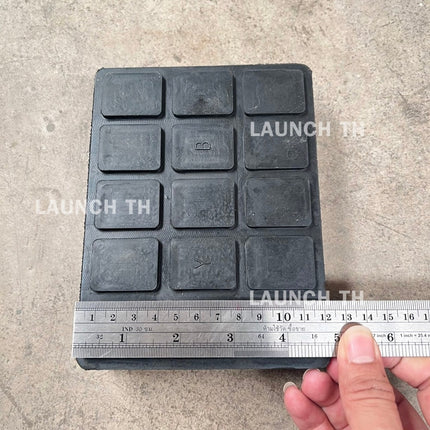 LAUNCH RUBBER PAD 40MM ก้อนยางเหลี่ยม ยางรองขาลิฟท์เอ็กซ์ ลิฟท์กรรไกร