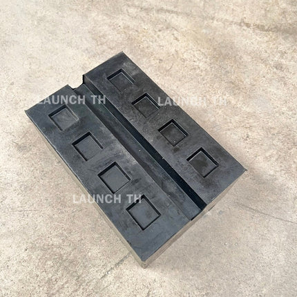 LAUNCH RUBBER PAD 80MM ก้อนยางเหลี่ยม ยางรองขาลิฟท์เอ็กซ์ ลิฟท์กรรไกร
