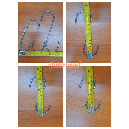 🔥พร้อมส่ง🔥ตะขอ ตัวs ตะขอแขวน ตะขอคุณภาพดี ตะขอแขวนในครัว ตะขอสแตนเลส แข็งแรง ไม่เป็นสนิม ราคา /3 ชิ้น สินค้าในไทย