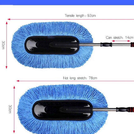 🔥พร้อมส่ง🔥ไม้ปัดฝุ่นรถยนต์ ผ้าไมโครไฟเบอร์ แปรงล้างรถ ไม้เช็ดรถ ปรับขนาดได้ สินค้าในไทย