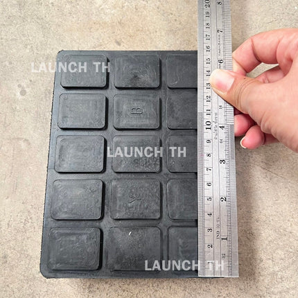 LAUNCH RUBBER PAD 60MM ก้อนยางเหลี่ยม ยางรองขาลิฟท์เอ็กซ์ ลิฟท์กรรไกร