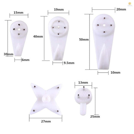 🔥พร้อมส่ง🔥ตะขอ ตะขอแขวนกรอบรูป และแบบแขวนของ แบบตอก สำหรับผนังปูน มีให้เลือกหลายแบบ สินค้าในไทย