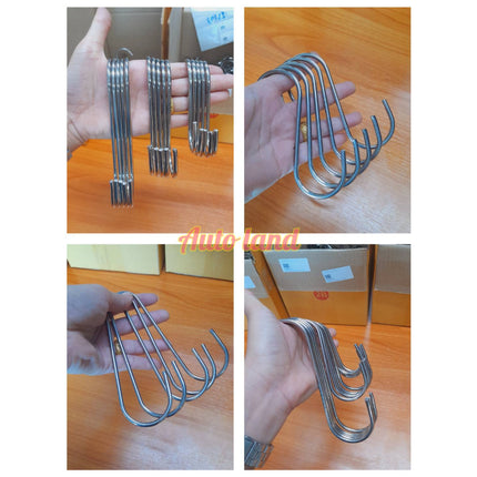 🔥พร้อมส่ง🔥ตะขอ ตัวs ตะขอแขวน ตะขอคุณภาพดี ตะขอแขวนในครัว ตะขอสแตนเลส แข็งแรง ไม่เป็นสนิม ราคา /3 ชิ้น สินค้าในไทย