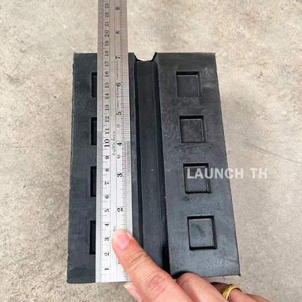 LAUNCH RUBBER PAD 80MM ก้อนยางเหลี่ยม ยางรองขาลิฟท์เอ็กซ์ ลิฟท์กรรไกร