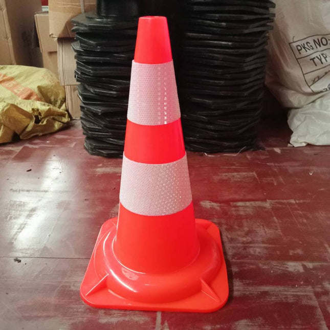 🔥พร้อมส่ง🔥กรวย กรวยจราจร กรวยฉุกเฉิน กรวยยางจราจร กรวยคาดแถบสะท้องแสง กรวยพลาสติก กรวยจราจร 50 65 90 ซม.สินค้าในไทย