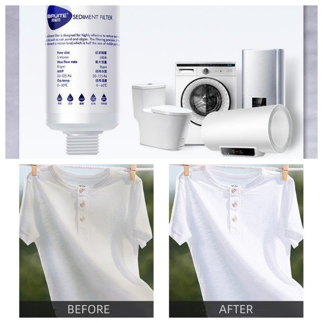 🔥พร้อมส่ง🔥 ฟิลเตอร์กรองน้ำ กรองน้ำฝักบัว ถอดเปลี่ยนไส้กรองได้ กรองน้ำ สามารถใช้ต่อกับสายยาง ฝักบัว อ่างล้างหน้า