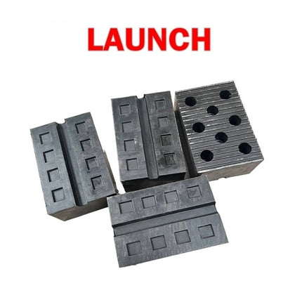 LAUNCH RUBBER PAD 80MM ก้อนยางเหลี่ยม ยางรองขาลิฟท์เอ็กซ์ ลิฟท์กรรไกร