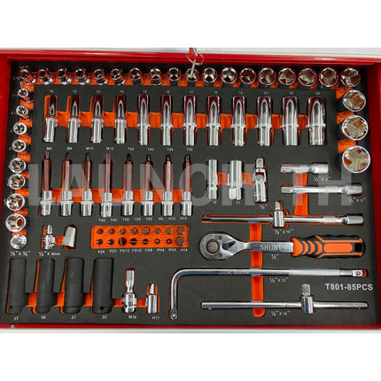LAUNCH Hand tool set JS-6007 ตู้เครื่องมือช่าง ตู้เก็บเครื่องมือ 7 ชั้น พร้อมเครื่องมือ 352 ชิ้น