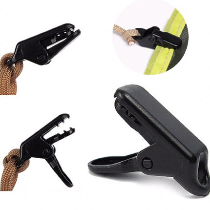 🔥พร้อมส่ง🔥คลิปหนีบเต๊นท์ Snap - กันสาดเชือก Clamps - คลิปจระเข้กันลม - คลิปเต็นท์ตั้งแคมป์กลางแจ้ง 20 ชิ้น