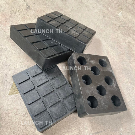 LAUNCH RUBBER PAD 60MM ก้อนยางเหลี่ยม ยางรองขาลิฟท์เอ็กซ์ ลิฟท์กรรไกร