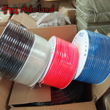 🔥พร้อมส่ง🔥สายลม สายปั๊มลม ท่อลม สายพ่นหมอก ท่อน้ำ PU ทนทาน คุณภาพดี  Air Hose ราคา/ เมตร  ทุกขนาด มี 4 สี 6 ขนาด