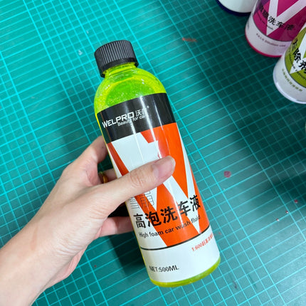 [พร้อมส่ง] โฟมล้างรถ สูตรเข้มข้น ผสมกับน้ำ ใช้ได้กับเครื่องฉีดน้ำแรงดันสูงออกเป็นโฟม กลิ่นหอมไม่ทิ้งคราบ ขนาด 500ml