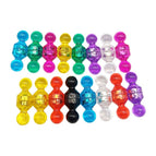 สีชมพู/10 ชิ้น