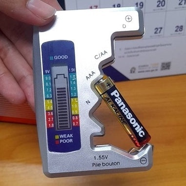 🔥พร้อมส่ง🔥เครื่องวัดถ่าน ตัววัดถ่าน เครื่องวัดแบตเตอรี่ Battery ทดสอบความจุของถ่าน ความจุของแบตเตอรี่ มิเตอร์วัดไฟ