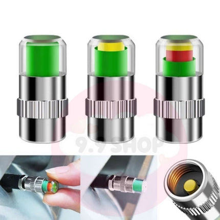 🚚พร้อมส่ง🚚จุกลมเช็คแรงดัน จุกลม มีที่วัดความดันลม จุกปิดลมยาง แจ้งเตืนเมื่อยางลมอ่อน