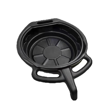 LAUNCH OIL PAN  ถาดรองน้ำมันเครื่อง พลาสติกใส่น้ำมันเครื่อง สีดำ แบบกลม มี 2 ขนาด 10 ,15 ลิตร