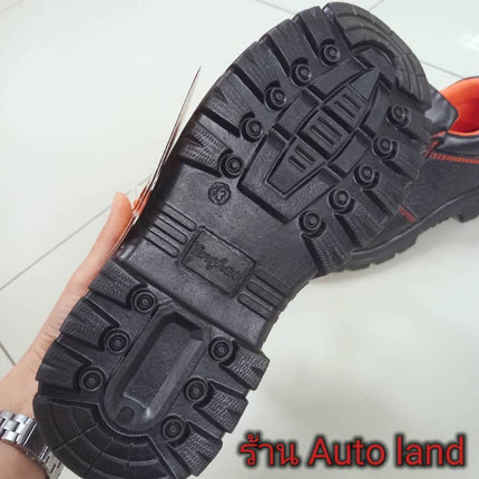 🔥พร้อมส่ง🔥รองเท้าเซฟตี้ PU safety shoes รองเท้าแรงงาน รองเท้า รองเท้าหัวเหล็ก คุณภาพสูง ไซส์ 41-43  สินค้าในไทย