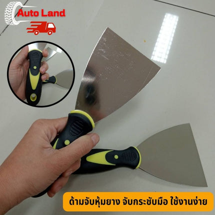 🔥พร้อมส่ง🔥เกียงฉาบปูน เกรียงโป๊วสี เหล็ก ด้ามพลาสติก ขนาด 2" 3 " 4" ไม่เป็นสนิมง่าย สินค้าในไทย